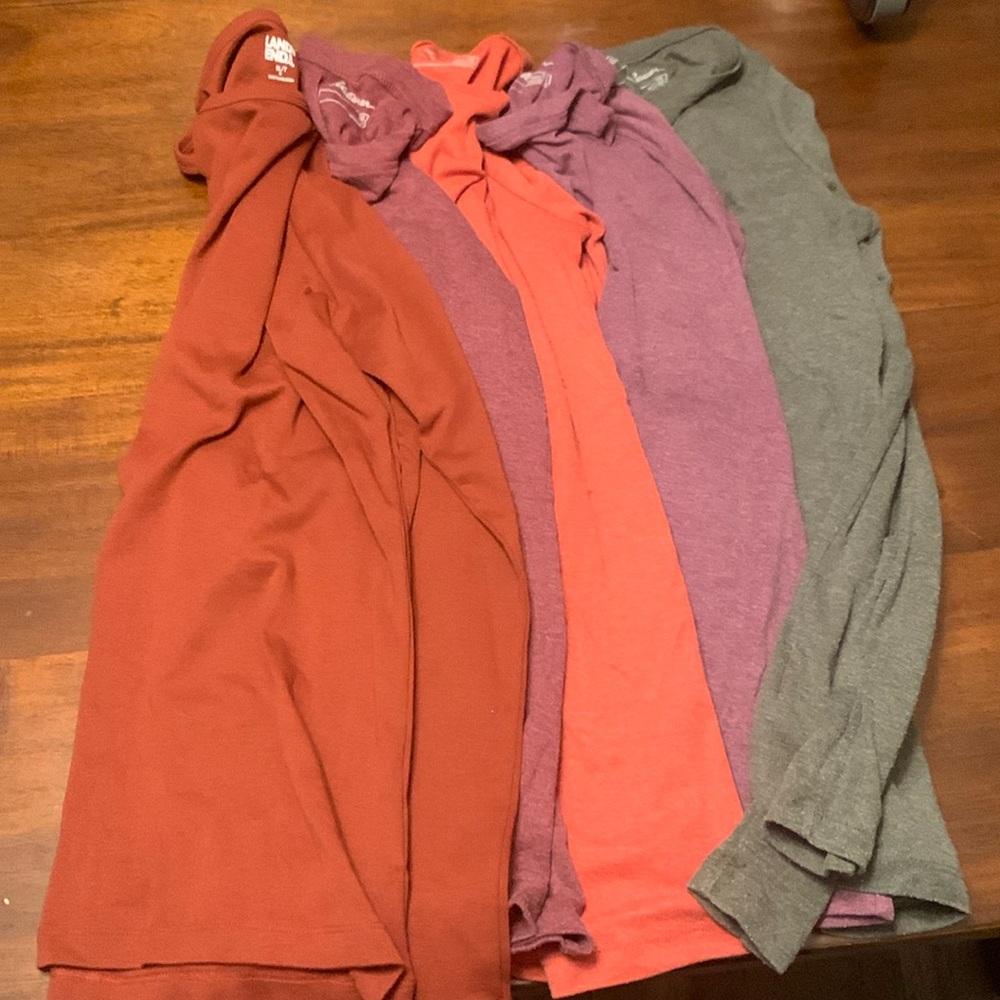 Women’s XL tall Eddie Baer long sleeve Tees and 1 Lands End XLT